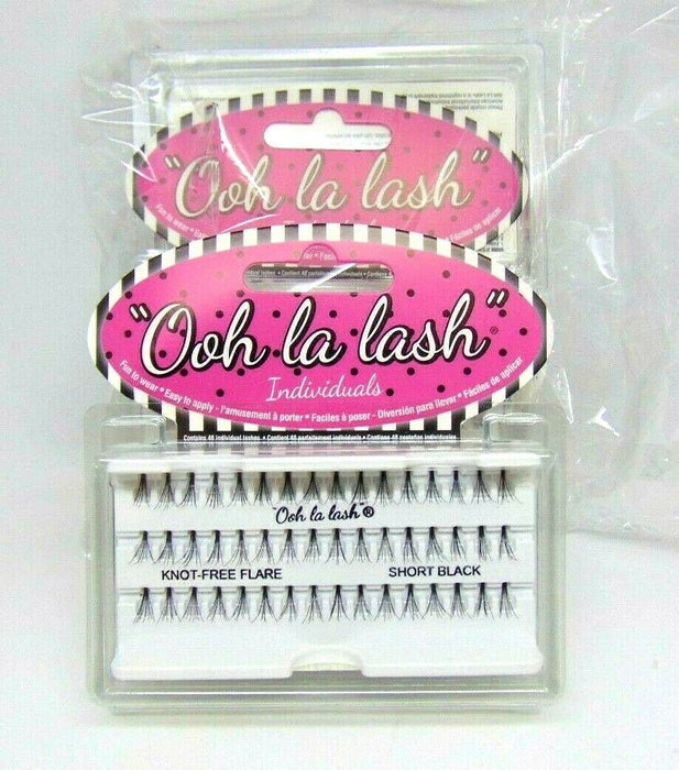 OOH LA LASH Individuals Lashes Short Black Model #OO-78163, UPC: 078462781638