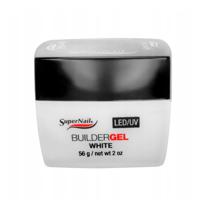 SUPERNAIL Led/Uv Builder Gel White - 2 Oz / 56G Model #SU-51681, UPC: 073930516811