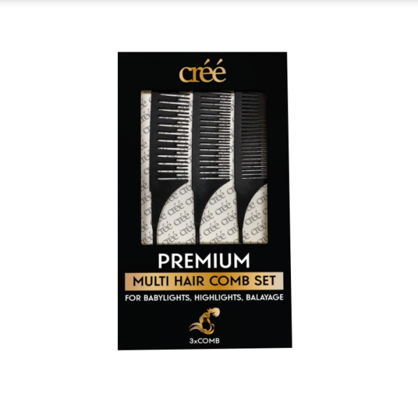 Cree Multi Hair Comb Set Model #YV-118, UPC: 0707033775171