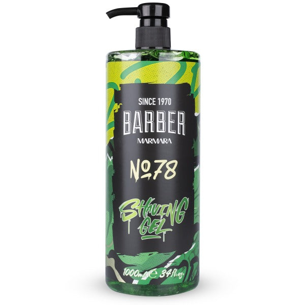 Marmara Barber Shaving Gel No.78 - 1000ml Model #BSG-1000-78, UPC: 8691541006679