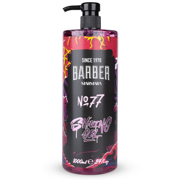 Marmara Barber Shaving Gel No.77 - 1000ml Model #BSG-1000-77, UPC: 8691541006655