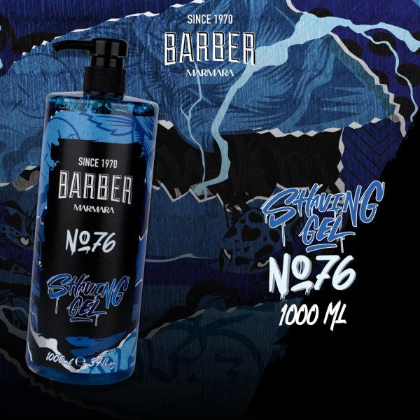 Marmara Barber Shaving Gel No.76 - 1000ml Model #BSG-1000-76, UPC: 8691541006631