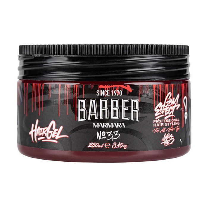 Marmara Barber Hair Gel No.33 - 8.45 oz (250ml) Model #BHG-250-33, UPC: 8691541006495