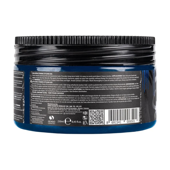 Marmara Barber Hair Gel No.34 - 8.45 oz (250ml) Model #BHG-250-34, UPC: 8691541006501