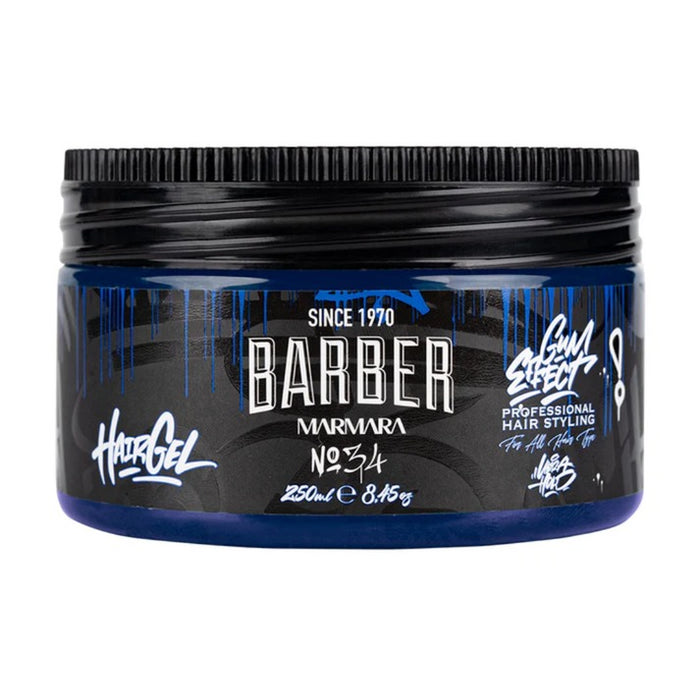 Marmara Barber Hair Gel No.34 - 8.45 oz (250ml) Model #BHG-250-34, UPC: 8691541006501