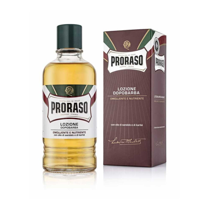 Proraso Aftershave Lotion with Sandalwood & Shea Butter, 400ml Model #RA-400677