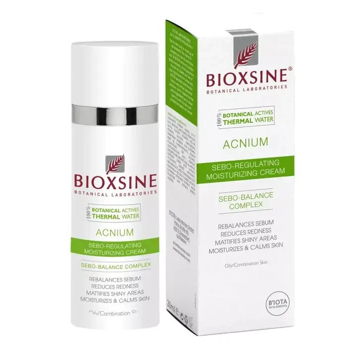Bioxsine Acnium Sebum Regulating Moisturizing Cream, 150 ml Model #5002869, UPC: 8680512628743