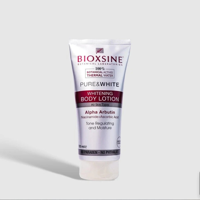 Bioxsine Pure & White Whitening Body Lotion, 200 ml Model #5005952, UPC: 8680512625995