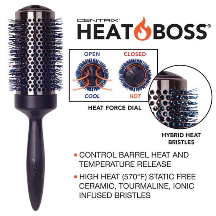 Cricket Centrix Heat Boss Thermal Hair Brush - 2" Model #CR-CT-5511092, UPC: 672501110924