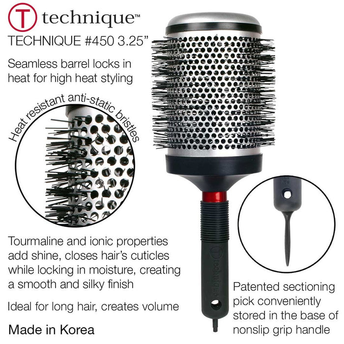 Cricket Technique #450 3.25" Thermal Brush - Jumbo Model #CR-5511208, UPC: 672555112080