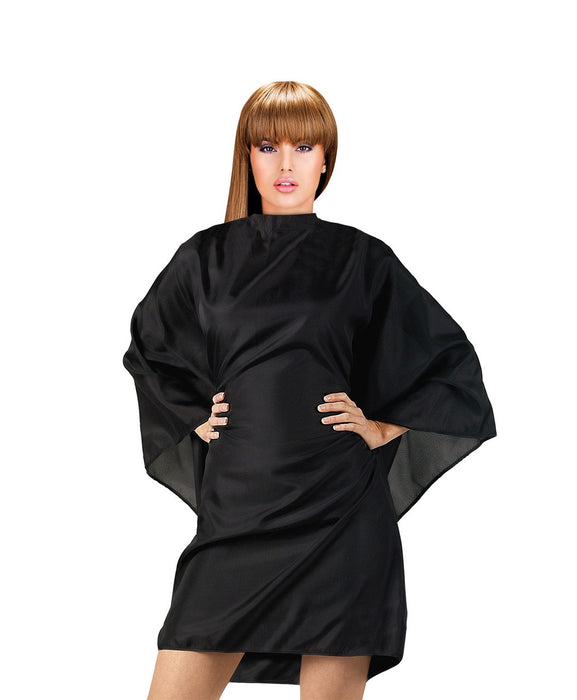 Cricket Static Free Haircutting Cape - Black Model #CR-CT-5512054, UPC: 672555120542
