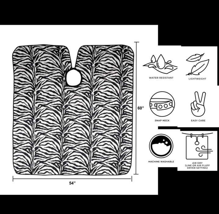 Cricket Zebra Cape -Black & White Model #CR-5512124, UPC: 672555121242