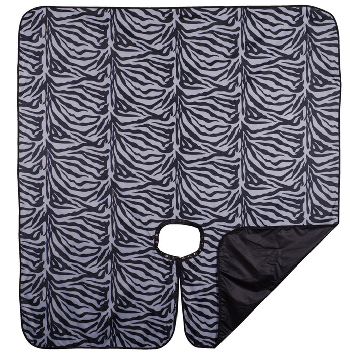 Cricket Flip Zebra Reversible All Purpose Cape - Black & Silver Model #CR-5512132, UPC: 672555121327