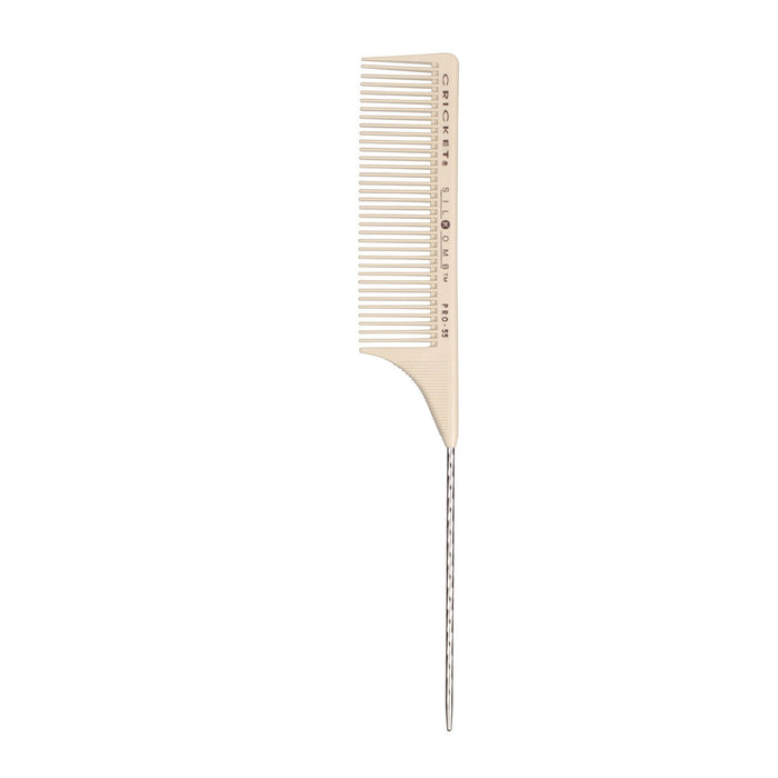 Cricket Silkomb Pro-55 Wide Toothed Rattail Comb Model #CR-CT-5515006, UPC: 672555150068
