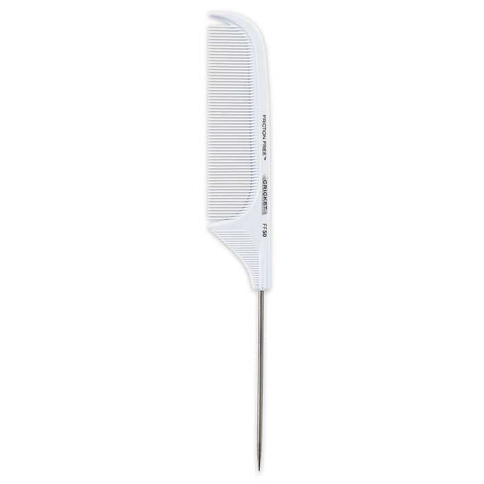 Cricket Friction Free 50 Fine Tooth Rattail Comb Model #CR-CT-5515256, UPC: 672555152567