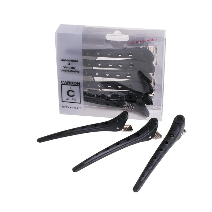 Cricket Professional Salon Carbon Hair Clips Model #CR-5516041, UPC: 672555160418