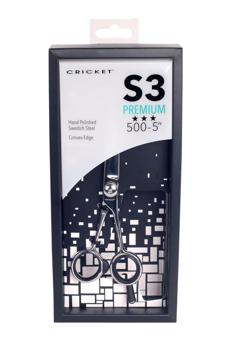 Cricket S-3 Premium Carded Shear - 5 Inch Model #CR-CT-5517121, UPC: 672555171216