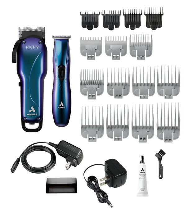 Andis Cut & Trim Combo Cordless Envy Li Galaxy Clipper & Trimmer Model #AN-560980, UPC: 040102004841