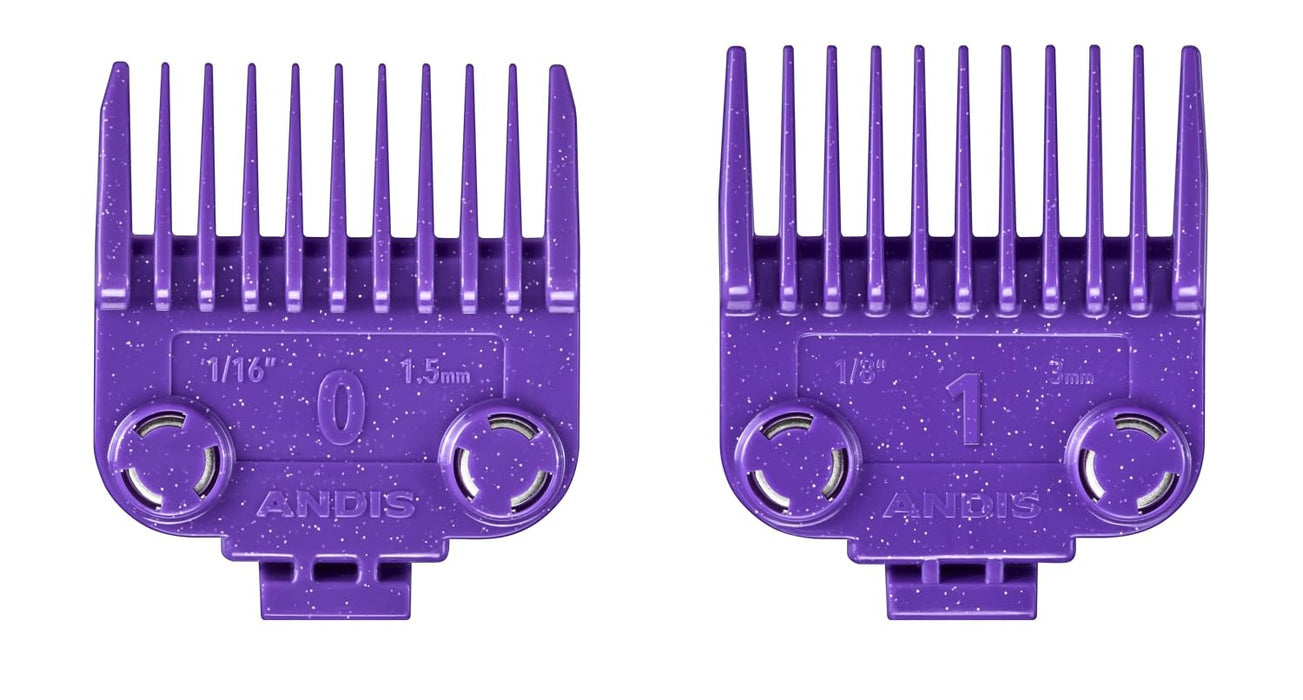 Andis 2pk Double Magnet Clipper Attachment Comb Set Model #AN-561002, UPC: 040102004902