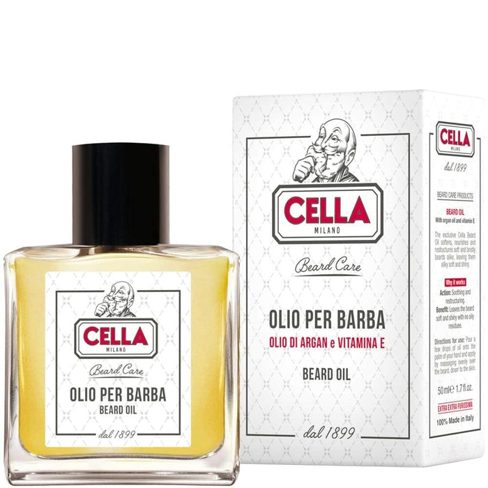 Cella Beard Oil 50 ml | 1.7 fl oz Model #WJ-57081, UPC: 8001117570815