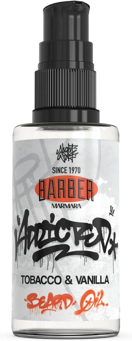 Marmara Barber Tobacco & Vanilla Beard Oil 50 ml Model #BBO-50-TV, UPC: 8691541010904