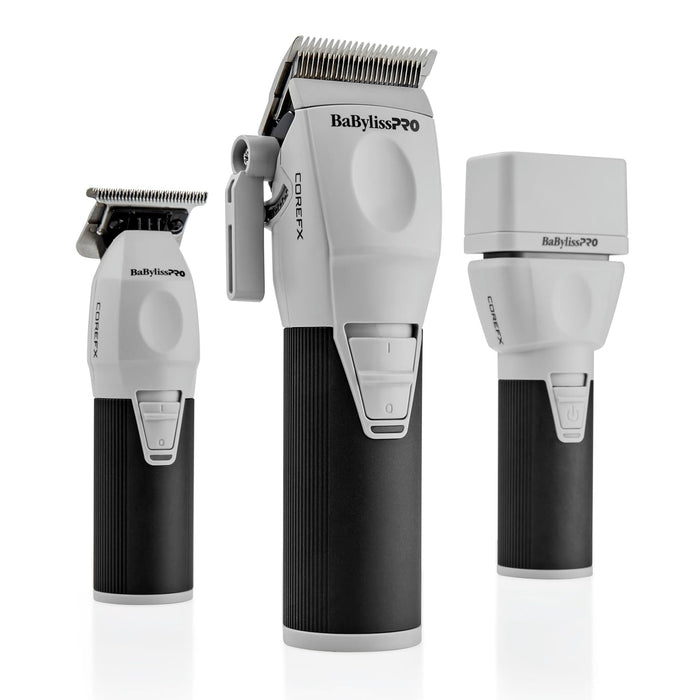 BaBylissPRO COREFX Professional Clipper, Trimmer & Shaver Combo Set Model #COREFXSET, UPC: 074108510945