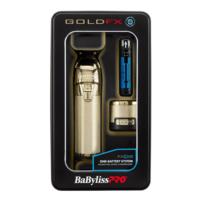 BaBylissPRO GoldFX FXONE Professional Cord/Cordless Trimmer #FX799G, UPC: 074108477668