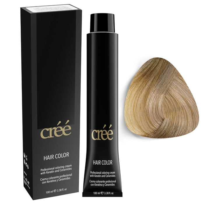 Cree Hair Color Ash Series - Very Light Ash Blond Model #YV-CR-101-9.1, UPC: 639790925745