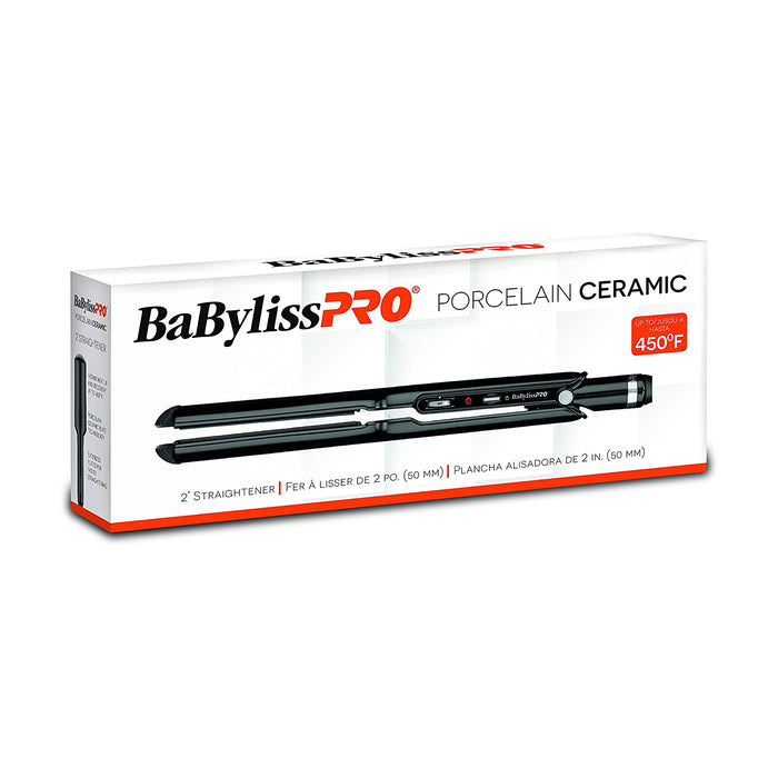 BaByliss PRO Porcelain Ceramic 2" Straightening Iron Model #BB-BP9561UC, UPC: 074108427434