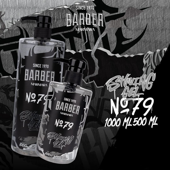 Marmara Barber Shaving Gel No.79 - 500ml Model #BSG-500-79, UPC: 8691541006617