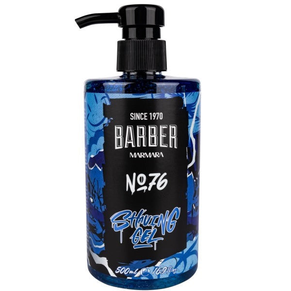 Marmara Barber Shaving Gel No.76 - 500ml Model #BSG-500-76, UPC: 8691541006556