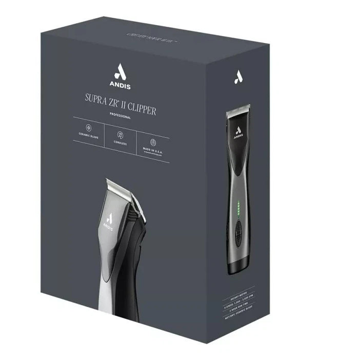 Andis Supra ZR II Cordless Detachable Blade Clipper Model #AN-79160, UPC: 040102791604