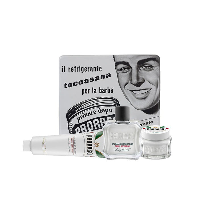 Proraso vintage selction TOCCASANA Tin Gift Set Model #RA-400181, UPC: 8004395001811
