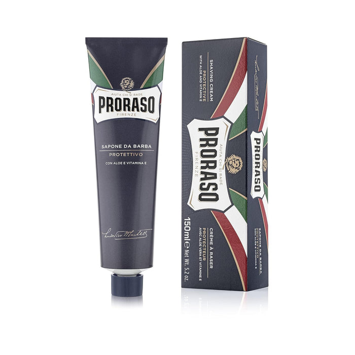 Proraso Shaving Cream in Tube Blue 150ml Model #RA-400913, UPC: 8004395009138