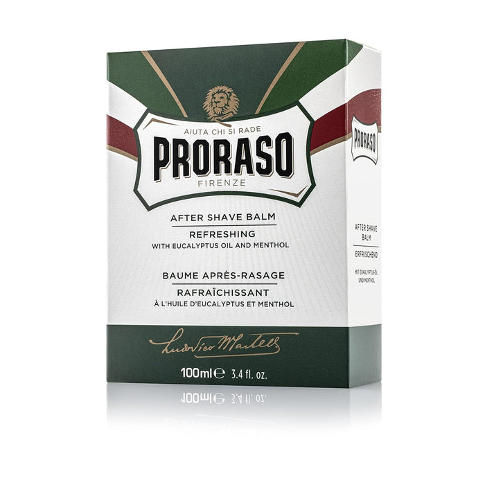 Proraso After Shave Balm Green: Refreshing, 100ml Model #RA-400980, UPC: 8004395009800