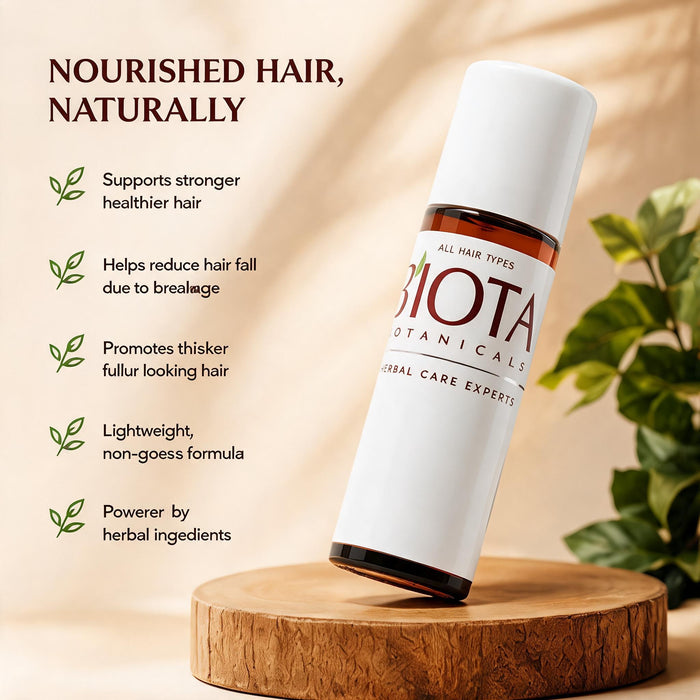 BIOTA Botanicals Advanced Herbal Care Leave-In Overnight Hair Serum | 12 x 0.34 fl oz (120 mL)