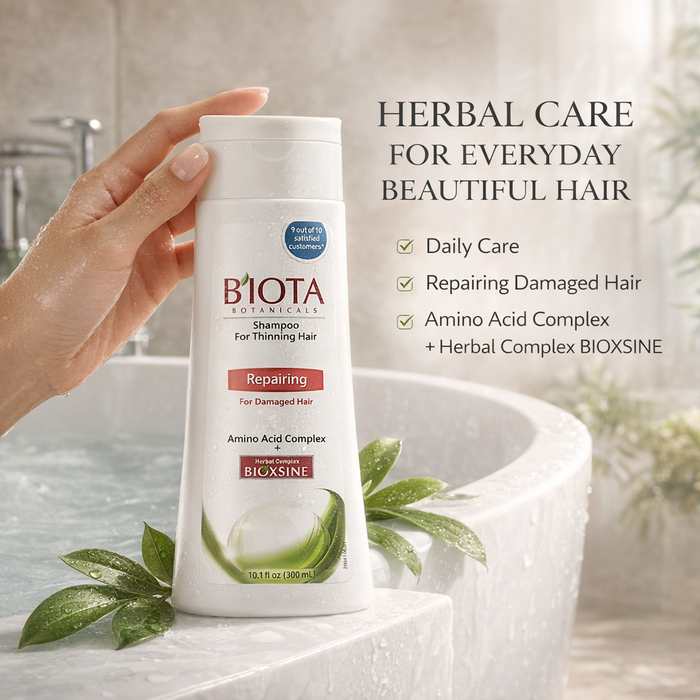 Biota Botanicals Advanced Herbal Care Shampoo for Normal & Dry Hair - 10.1 fl oz (300 mL)