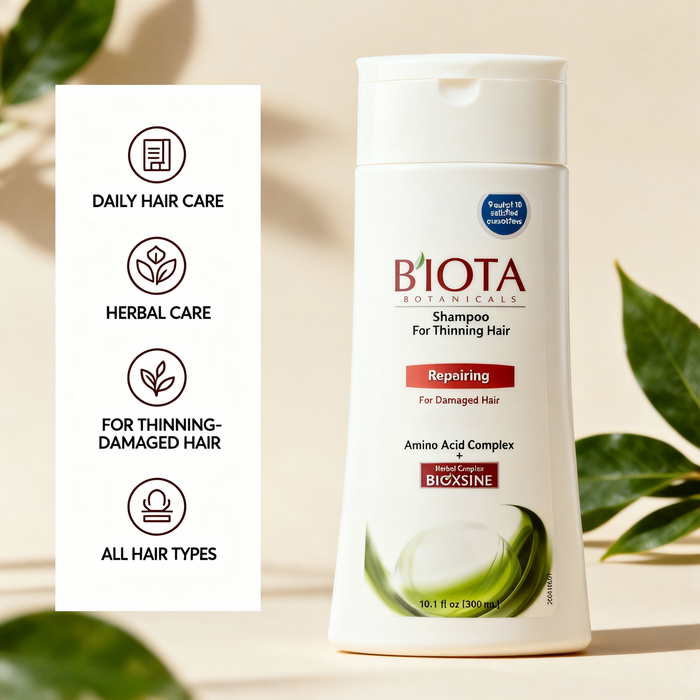 Biota Botanicals Advanced Herbal Care Shampoo for Normal & Dry Hair - 10.1 fl oz (300 mL)