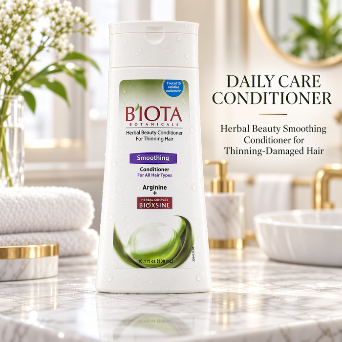 Biota Botanicals Herbal Beauty Smoothing Conditioner 10.1 fl oz (300 mL) | Frizz Control Botanical Hair Conditioner