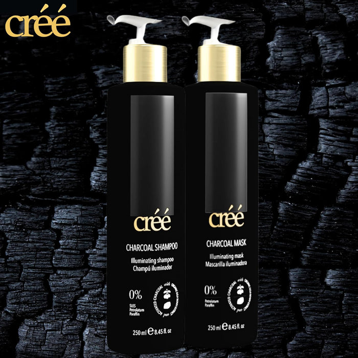 Cree Charcoal Hair Mask 250 ml Model #YV-CR-111, UPC: 840302402306