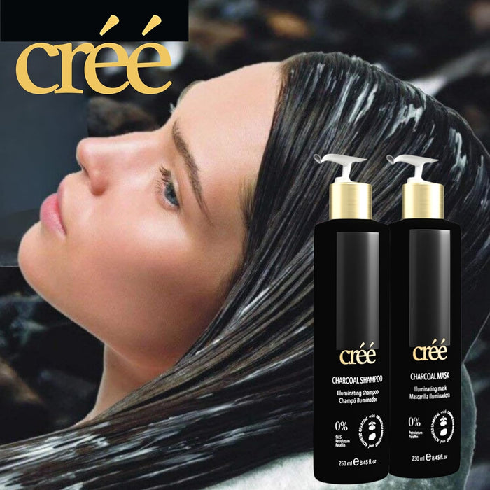 Cree Charcoal Hair Mask 250 ml Model #YV-CR-111, UPC: 840302402306