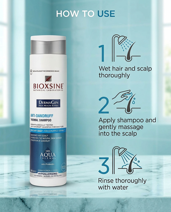 Bioxsine Dermagen Anti Dandruff Thermal Shampoo 300mL