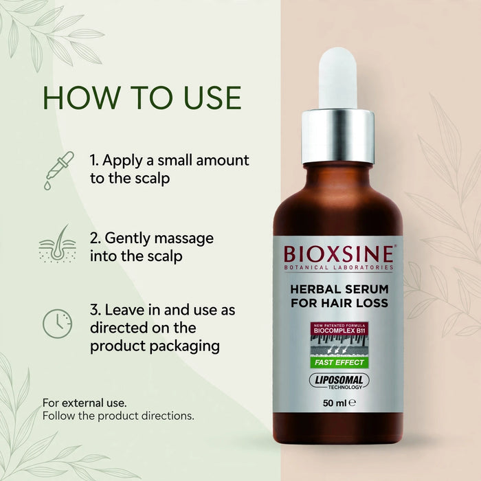 Bioxsine Dermagen Anti Hair Loss Serum with BioComplex B11 | Leave-In Scalp Treatment | 50 mL (1.69 fl oz)