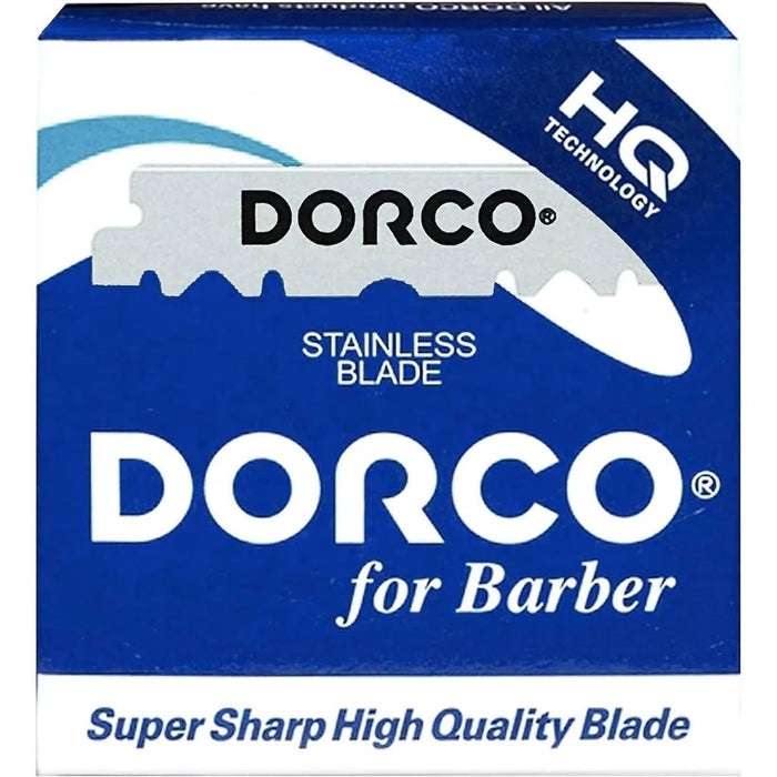 DORCO Single Edge Razor Blades (Blue) - Pack of 50 Model #DO-HST-300-PK50, UPC: 88010386022951