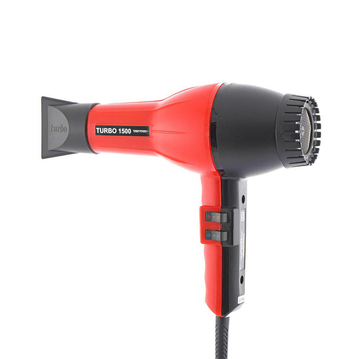 Turbo Power 1500 Hair Dryer - Red/Black Model #TU-TP307A, UPC: 8971230011574