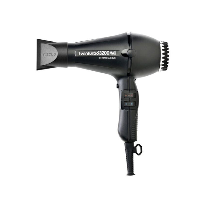 Turbo Power TwinTurbo 3200MAX Ceramic & Ionic Professional Hair Dryer Model #TU-TP324, UPC: 897123001218