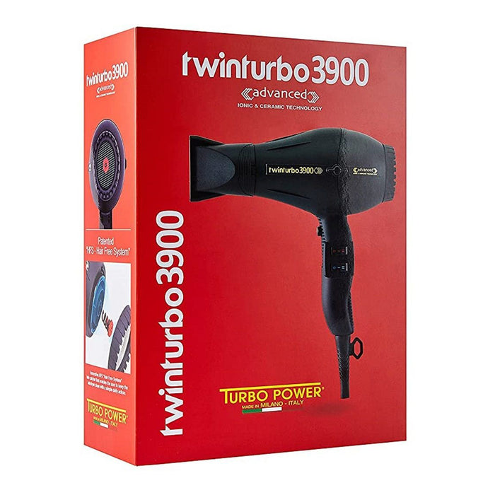 Turbo Power twinturbo 3900 Advanced Ceramic & Ionic Hair Dryer with Diffuser Model #TU-TT3900-BLACK, UPC: 897123001430