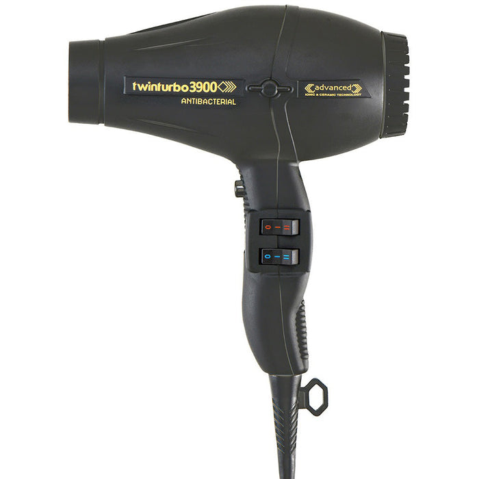 Turbo Power twinturbo 3900 Advanced Ceramic & Ionic Hair Dryer with Diffuser Model #TU-TT3900-BLACK, UPC: 897123001430