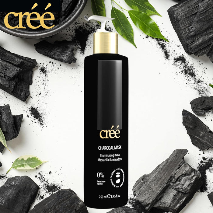 Cree Charcoal Hair Mask 250 ml Model #YV-CR-111, UPC: 840302402306