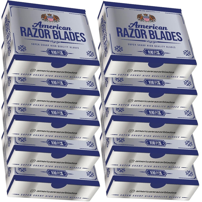 The Shave Factory American Razor Blades - Single Edge Razor Blades - Pack of 10 Model #TSF-ARBSPK10, UPC: 840302417607